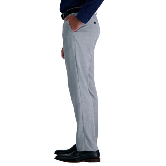 Haggar Men’s Non-Iron Straight Fit Performance Dress Pants Light Gray Size 30x32 - Picture 12 of 15